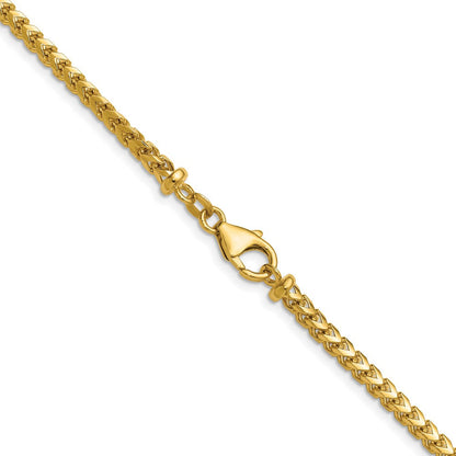 14K Gelbgold 3.05mm Franco Halskette