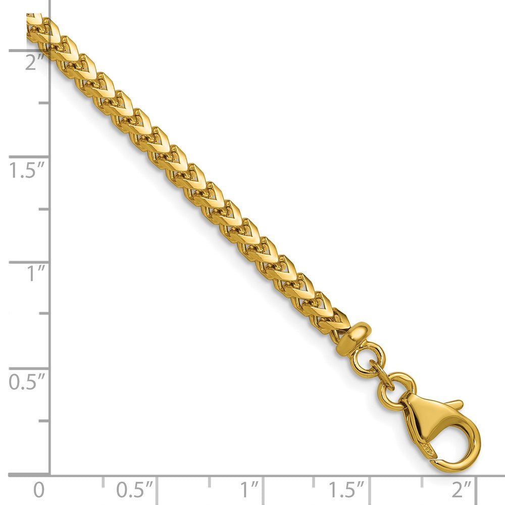14K Gelbgold 3.05mm Franco Halskette