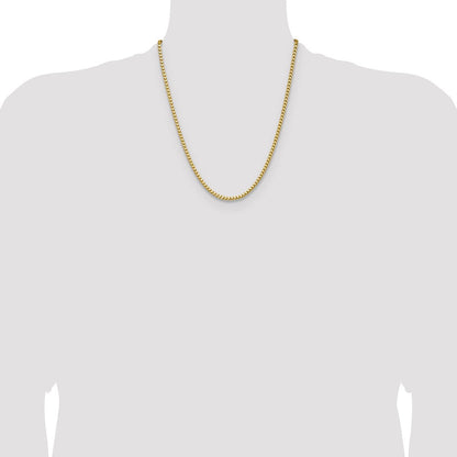 14K Gelbgold 3.05mm Franco Halskette