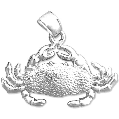 14K Gold Anhänger Meereswelt Krabbe