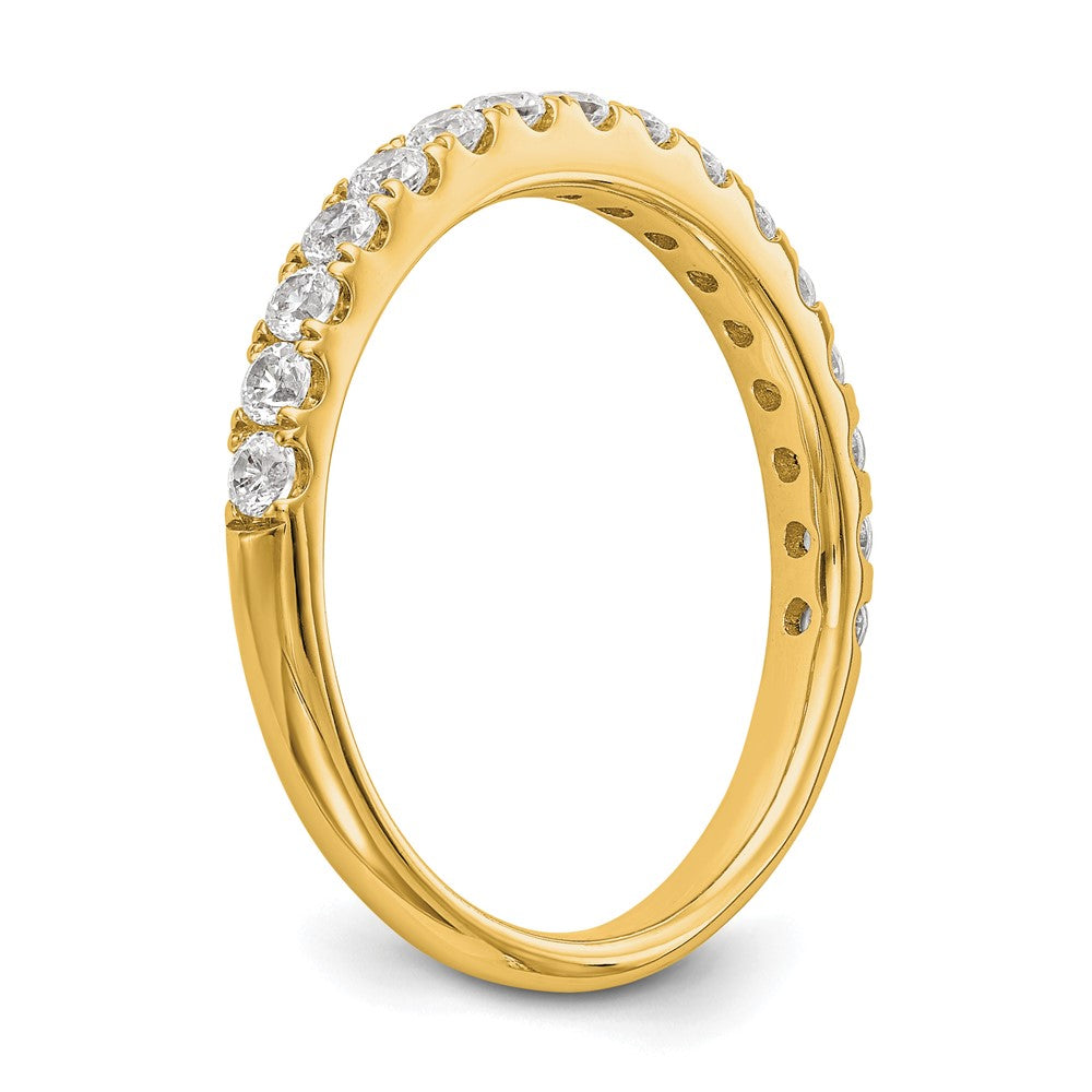 True Origin 14K Gelbgold 1/2 Karat Im Labor Gezüchtet Diamant Vs+ F+ Komplett Ehering Ring