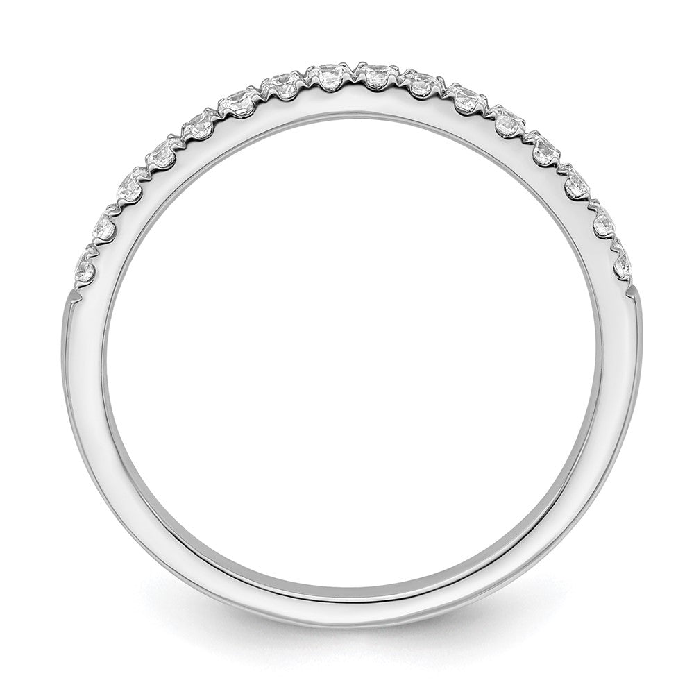 True Origin 14K Weißgold Set aus zwei kompletten Eheringen mit 0,5K im Labor gezüchteten Diamanten, VS+ F+