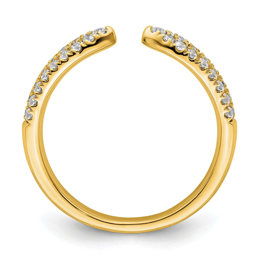 True Origin 14K Gelbgold 0,5K Labor-gezüchteter Diamant VS+ F+ Kompletter Ehering