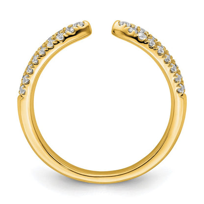 True Origin 14K Gelbgold 0,5K Labor-gezüchteter Diamant VS+ F+ Kompletter Ehering