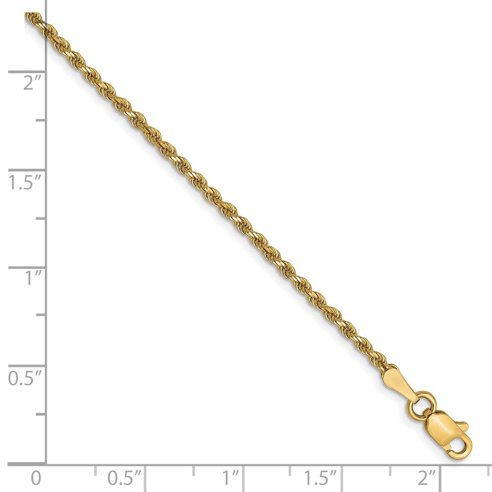 10K 1.75mm Diamantiert Kordel Gliederarmband