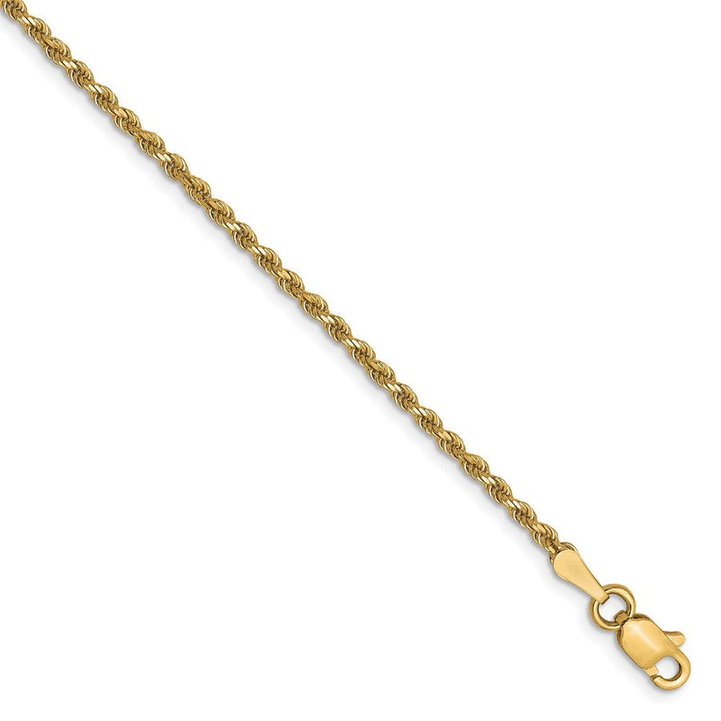 10K 1.75mm Diamantiert Kordel Gliederarmband