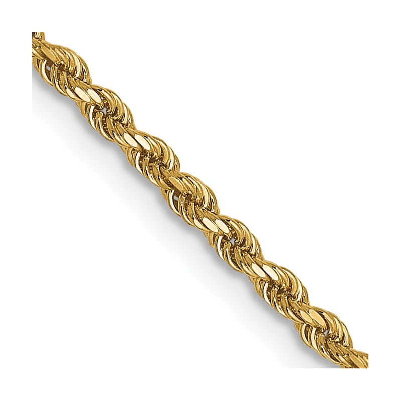 10K 1.75mm Diamantiert Kordel Halskette