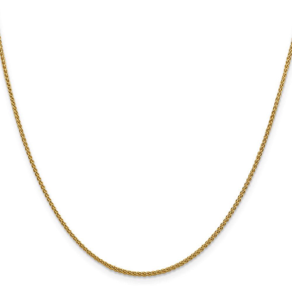 10K 1.5mm Diamantiert Ährenkette Halskette