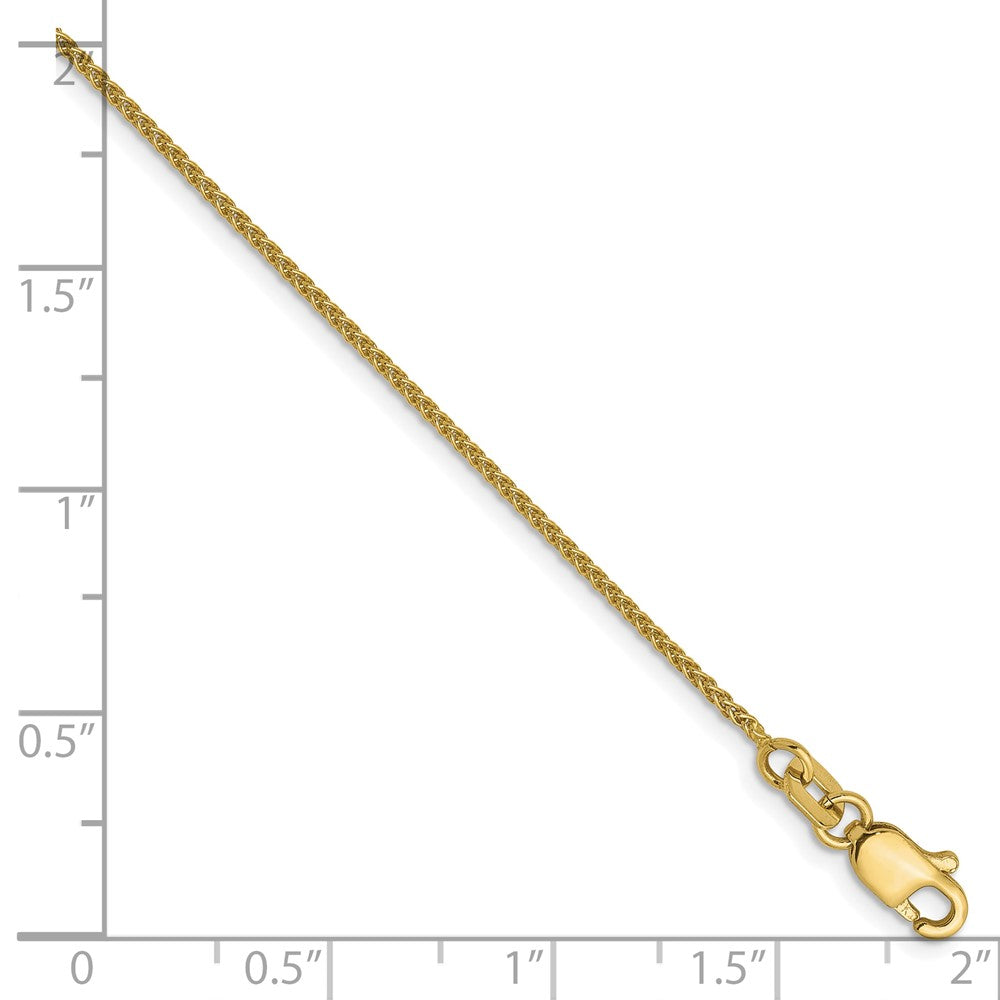 9 Zoll 10K 1mm Ährenkette Kette Fußkettchen