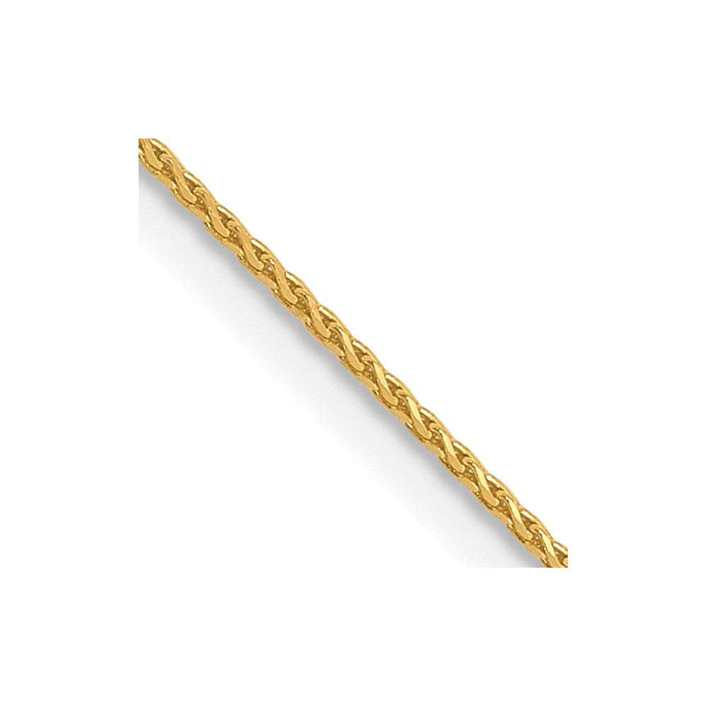 10K.65mm Diamantiert Ährenkette Halskette