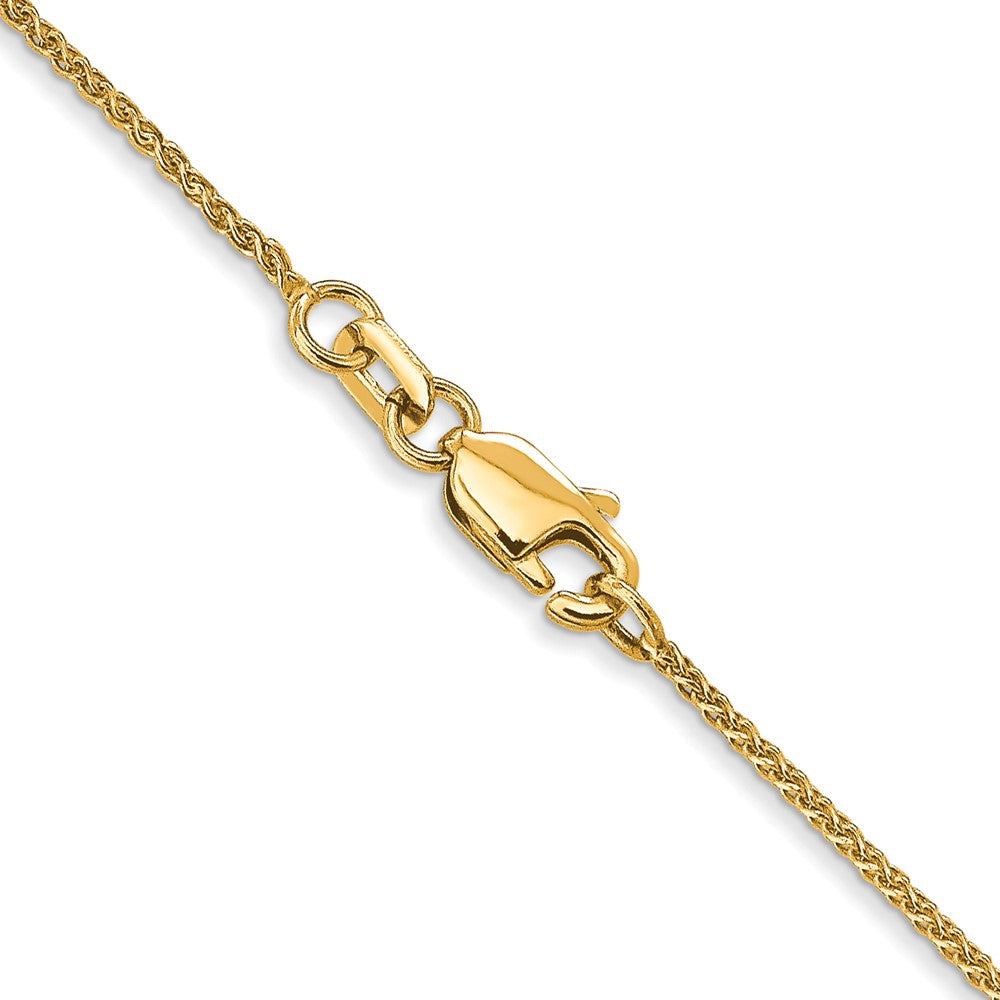 10K 1mm Diamantiert Ährenkette Halskette