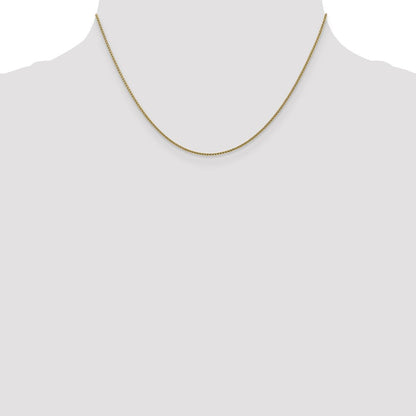 10K 1mm Diamantiert Ährenkette Halskette