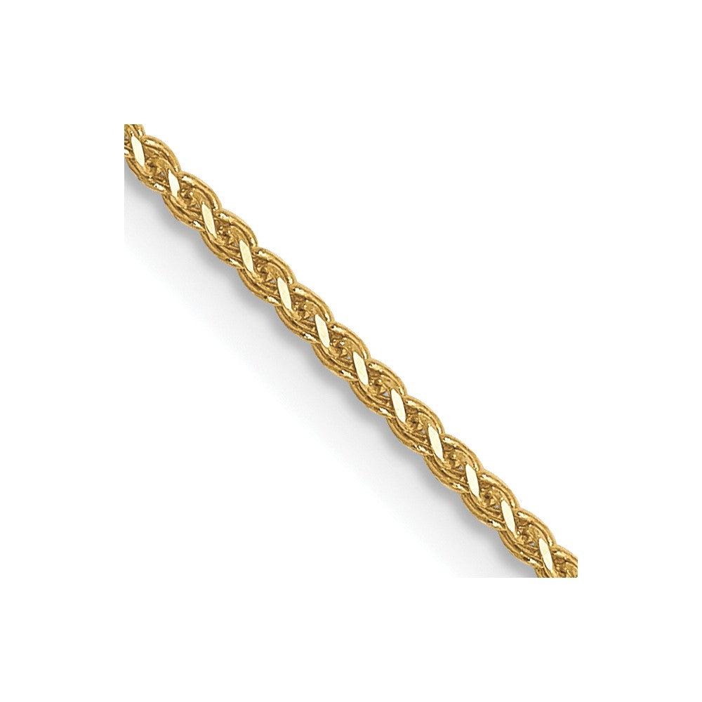 10K 1mm Diamantiert Ährenkette Halskette