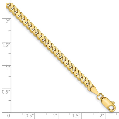 10K 3.9mm Flach Abgeschrägt Panzer Gliederarmband