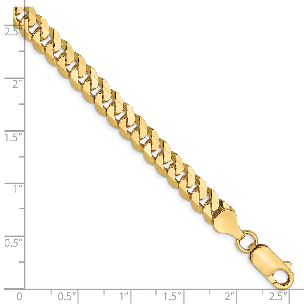 10K 6.1mm Flach Abgeschrägt Panzer Gliederarmband