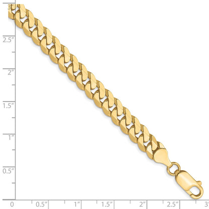 10K 7.25mm Flach Abgeschrägt Panzer Gliederarmband