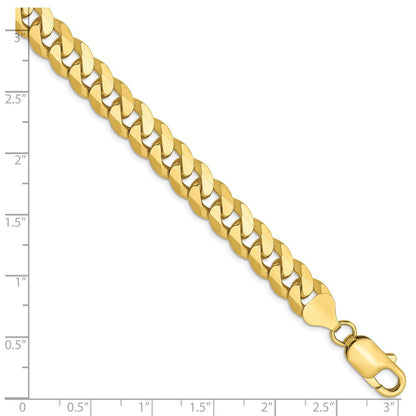 10K 8mm Flach Abgeschrägt Panzer Gliederarmband