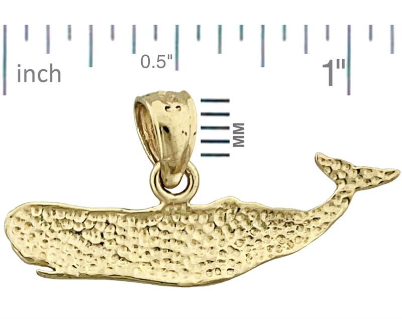 14K Gold Sperm Wal