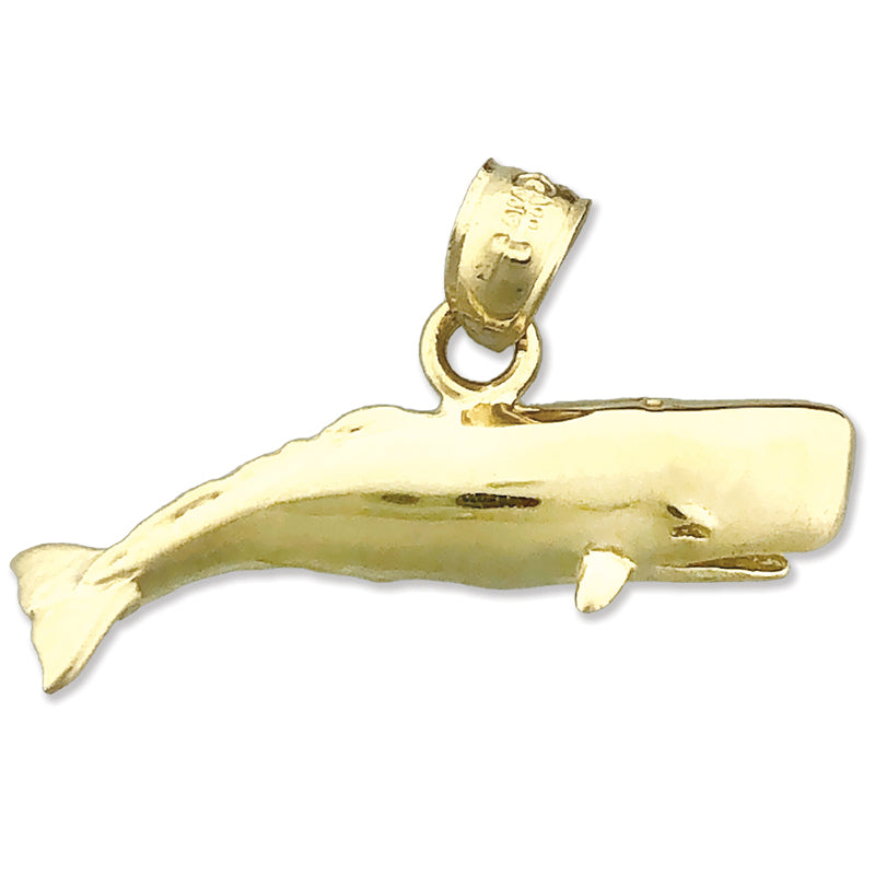 14K Gold Pottwal-Charm