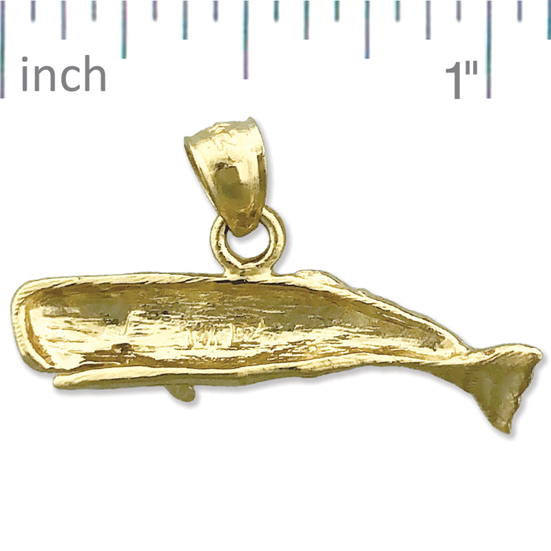 14K Gold Pottwal-Charm