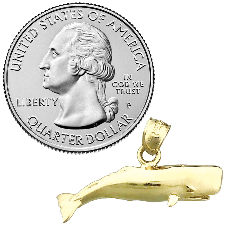 14K Gold Pottwal-Charm