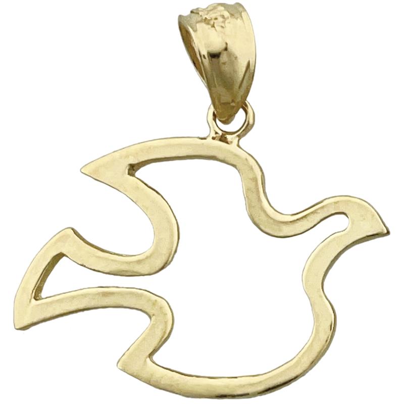 Charm Heiliger Geist Taube aus 14K Gold