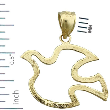 Charm Heiliger Geist Taube aus 14K Gold