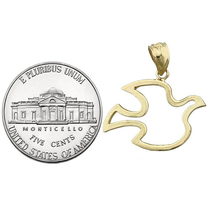 Charm Heiliger Geist Taube aus 14K Gold