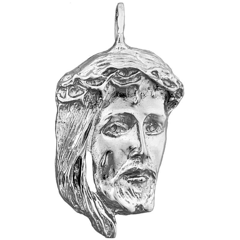 14K Gold 46mm Jesus-Christus-Kopf-Anhänger