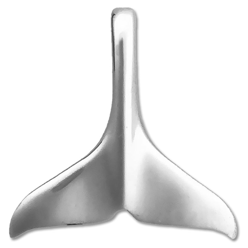 14K Gold Grauwal-Flossen-Charm-Gleitanhänger