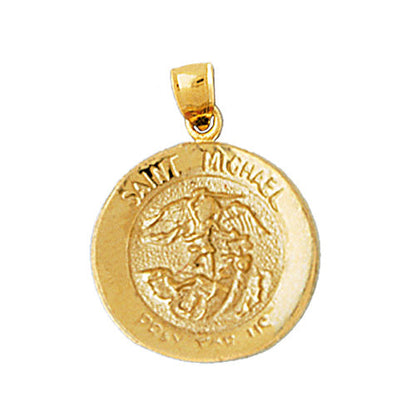14K Gold Saint-Michael-Charm