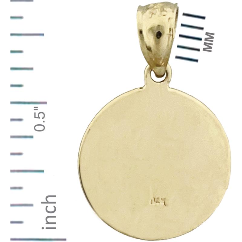 14K Gold Saint-Michael-Charm
