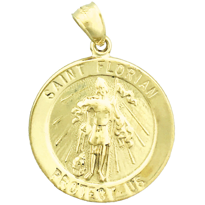 14K Gold Anhänger „Heiliger Florian“