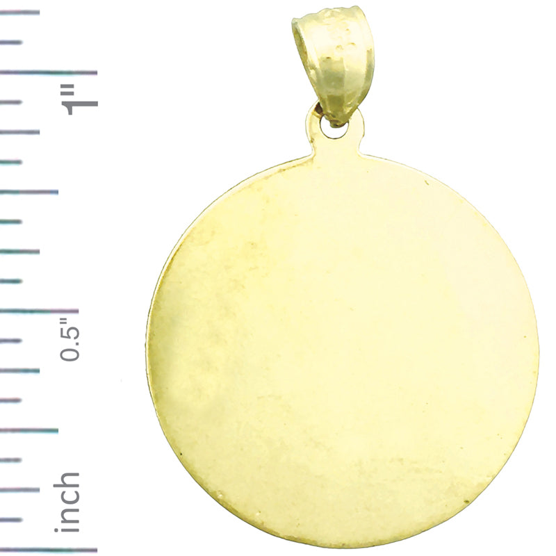 14K Gold Anhänger „Heiliger Florian“