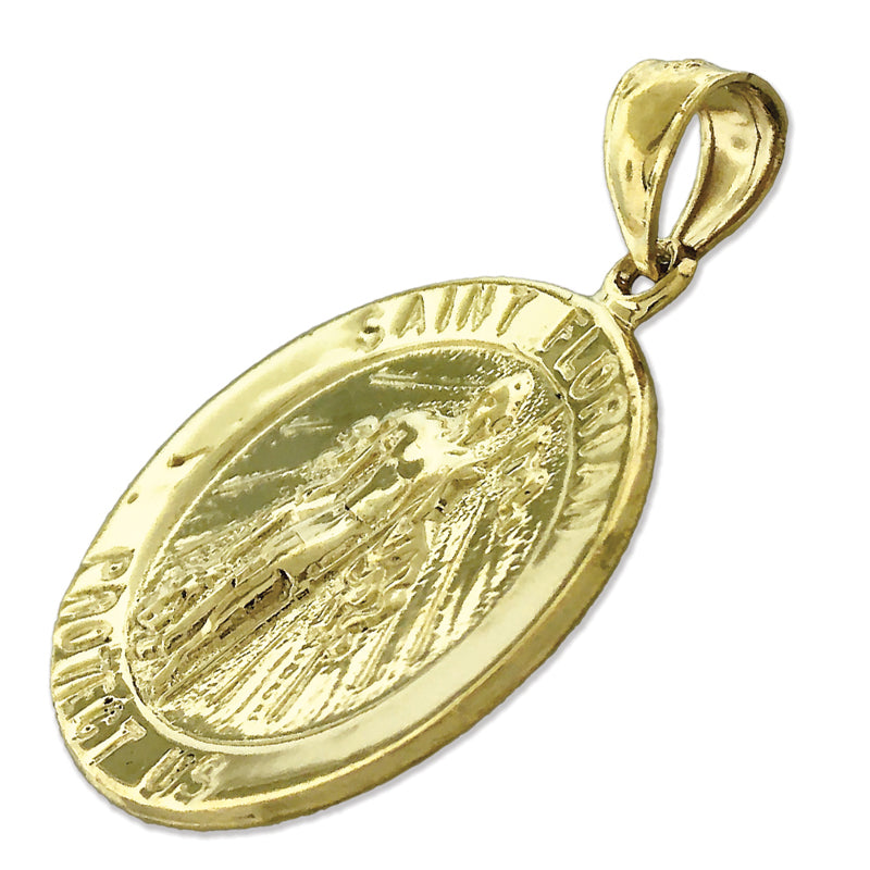 14K Gold Anhänger „Heiliger Florian“