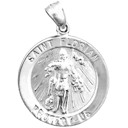 14K Gold Anhänger „Heiliger Florian“