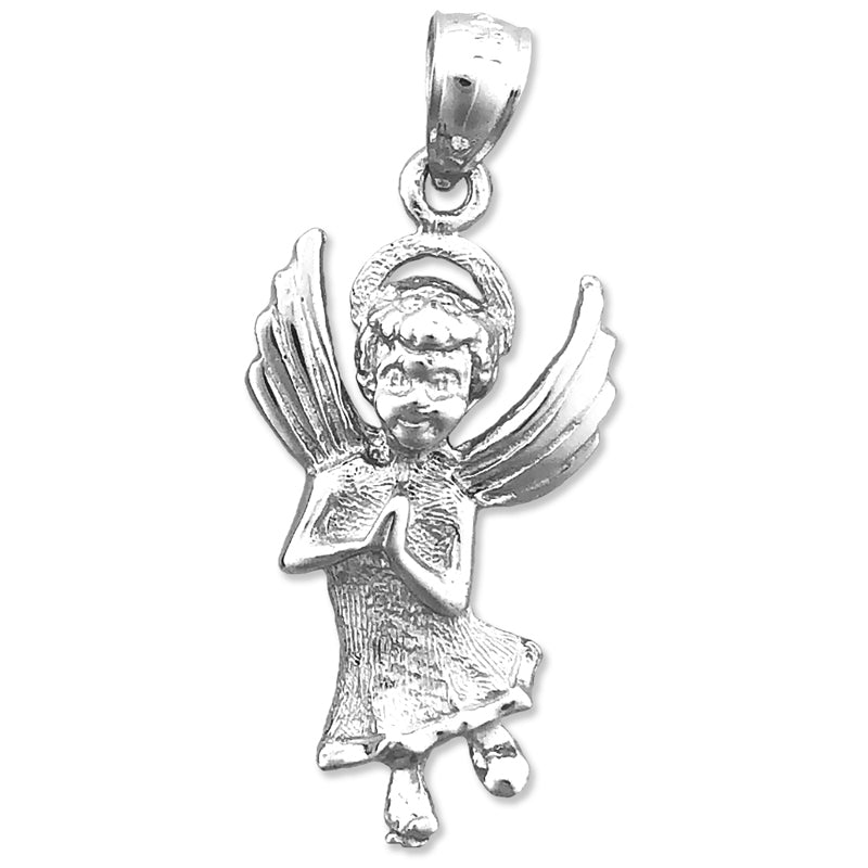 14K Gold Anhänger „Engel mit Heiligenschein“