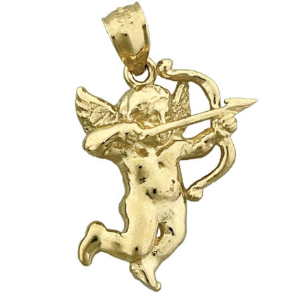 14K Gold Cupid-Engel-Charm