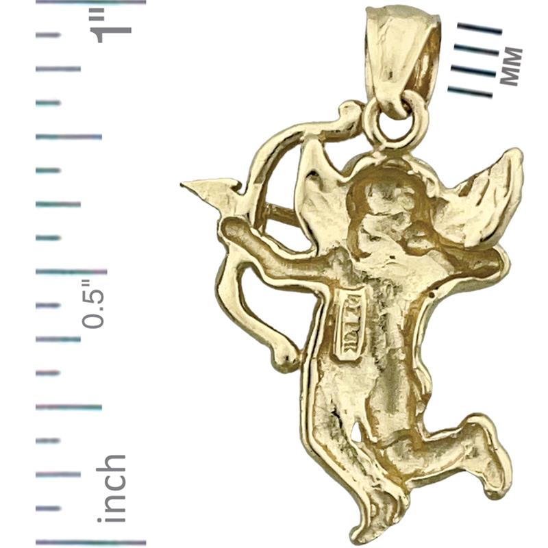 14K Gold Cupid-Engel-Charm