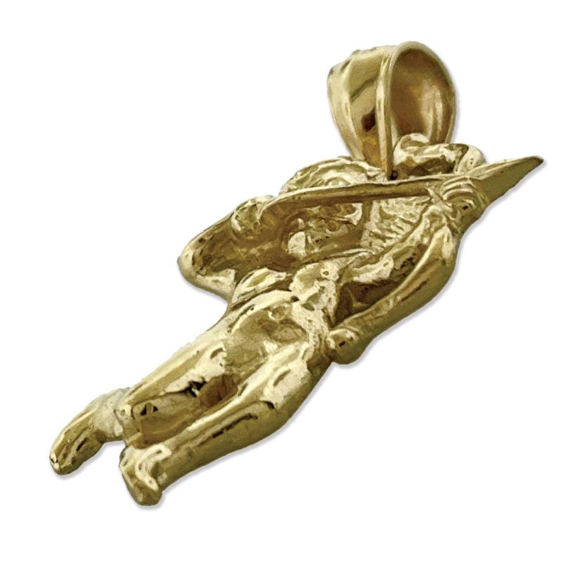 14K Gold Cupid-Engel-Charm