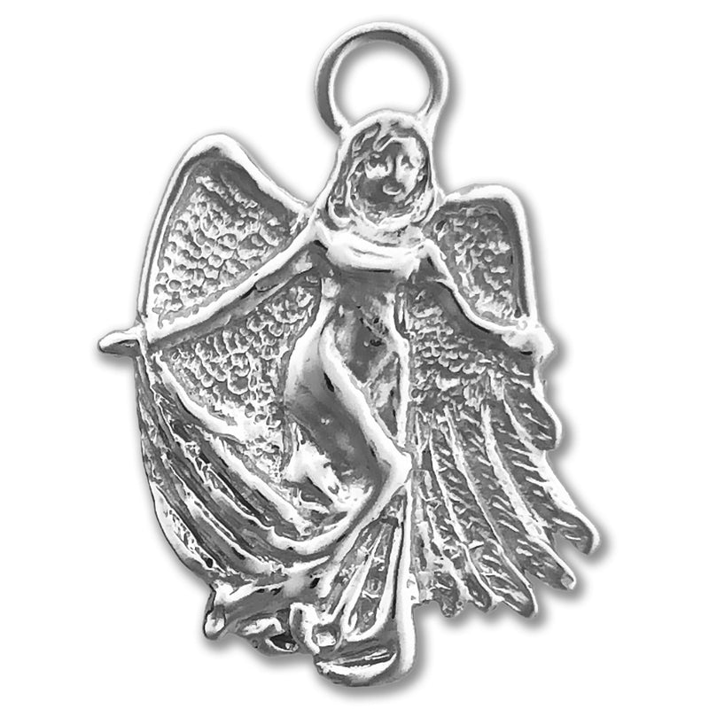 14K Gold Anhänger Schutzengel