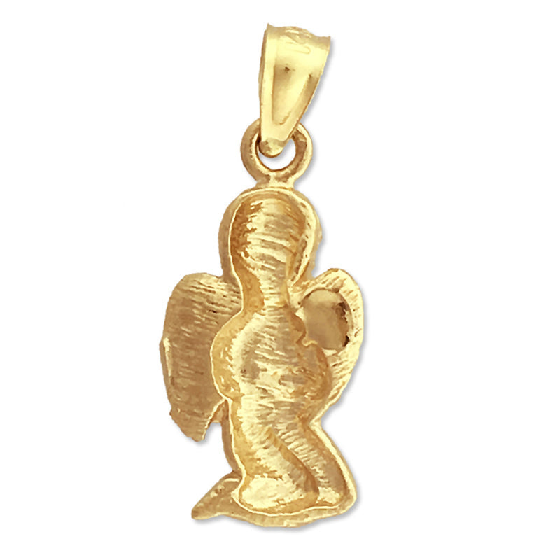 14K Gold Charm Betender Engelsjunge