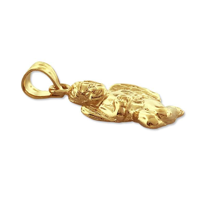 14K Gold Charm Betender Engelsjunge