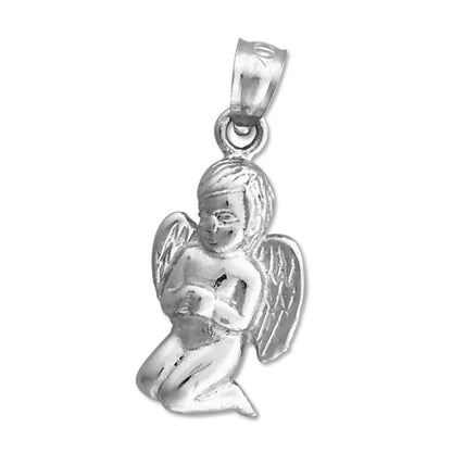 14K Gold Charm Betender Engelsjunge
