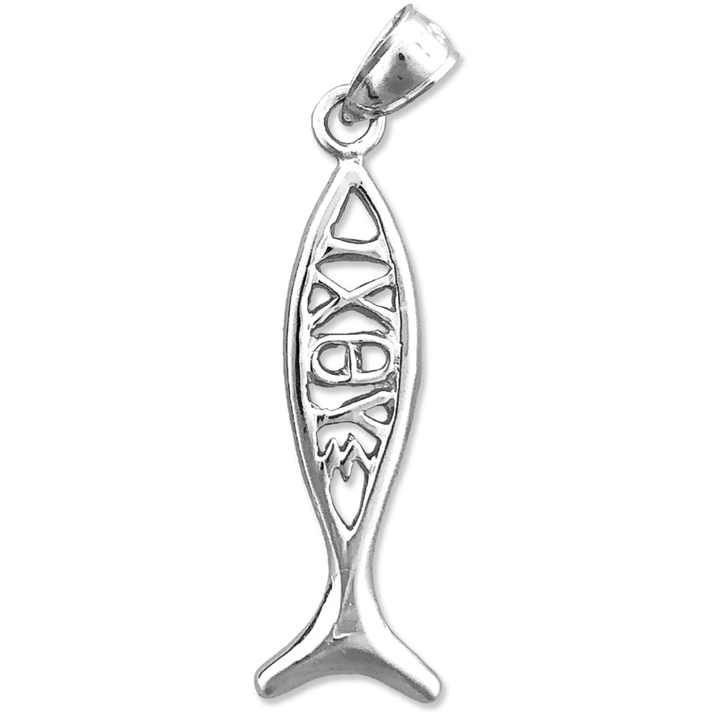 14K Gold Ichthys IXOYE Anhänger