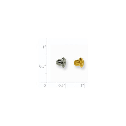 Mode Inverness 6 Pair (3gold-beschichtet, 3 316- Edelstahl ) Clutches