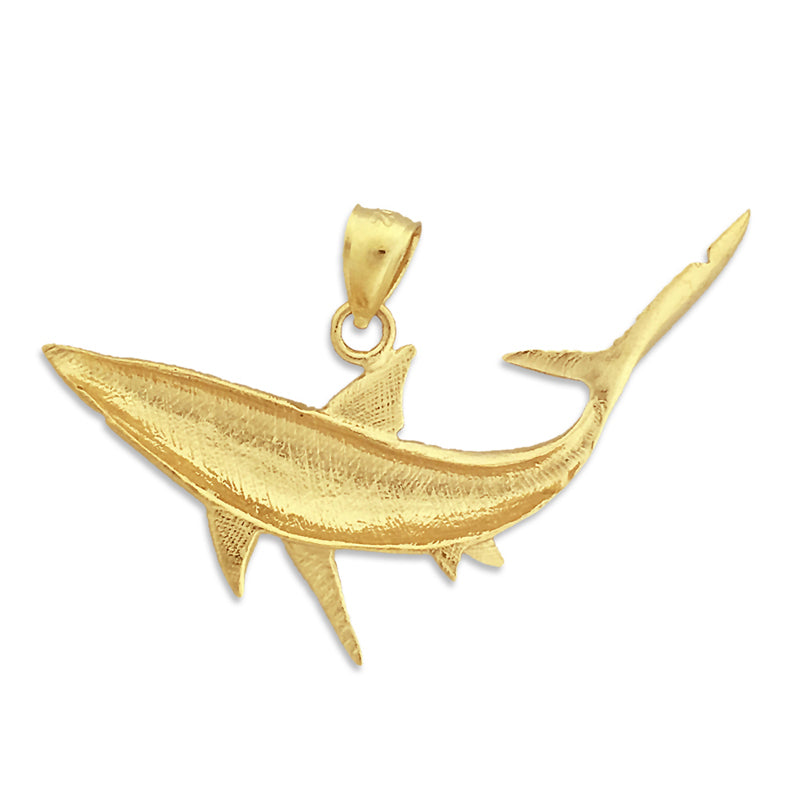 14K Gold Hai-Anhänger