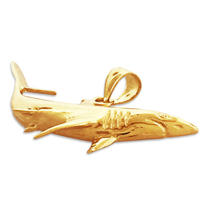 14K Gold Hai-Anhänger