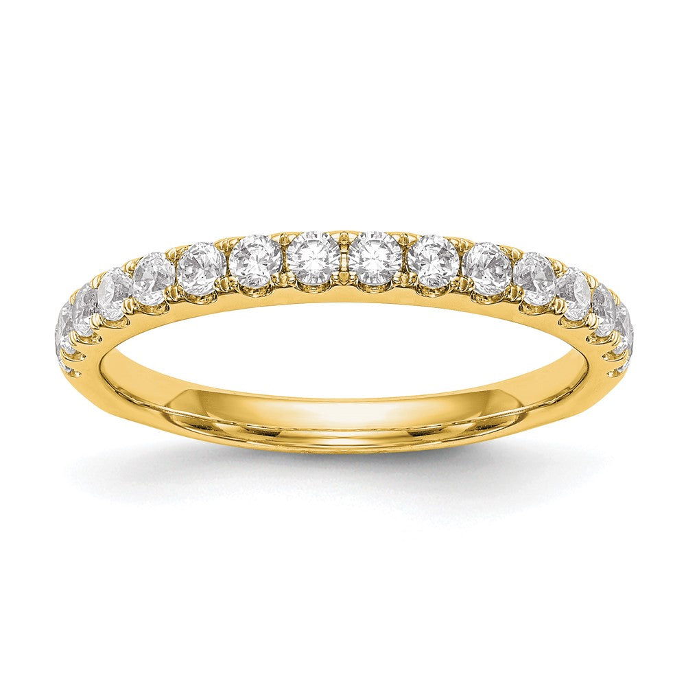 True Origin 14K Gelbgold 1/2 Karat Im Labor Gezüchtet Diamant Vs+ F+ Komplett Ehering Ring