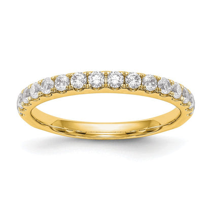 True Origin 14K Gelbgold 1/2 Karat Im Labor Gezüchtet Diamant Vs+ F+ Komplett Ehering Ring